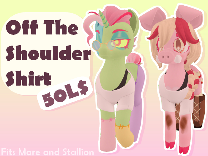 [OP] Off Shoulder Shirt