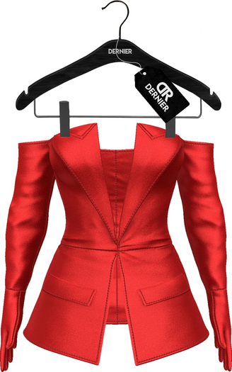 :Dernier: "Adut" Blazer - Red