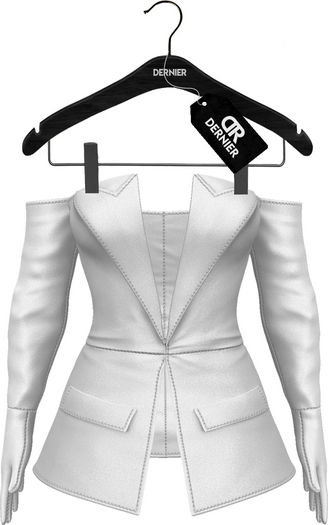 :Dernier: "Adut" Blazer - White