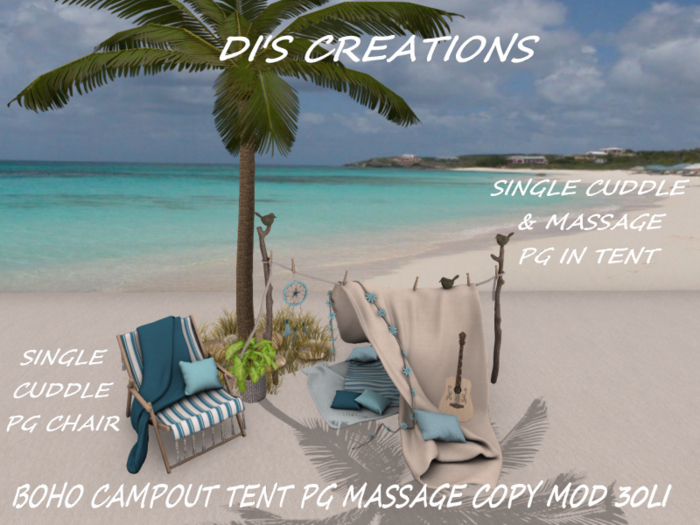 BOHO CAMPOUT TENT PG MASSAGE
