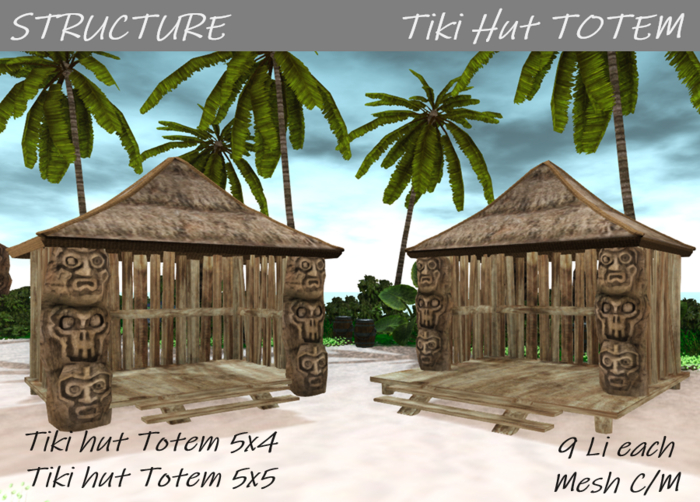 TIKI Hut Totem