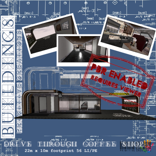 PRIMitive Creations - Drive Through Coffee Shop Final