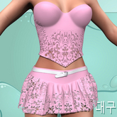 LaraX Outfit Pink Lace