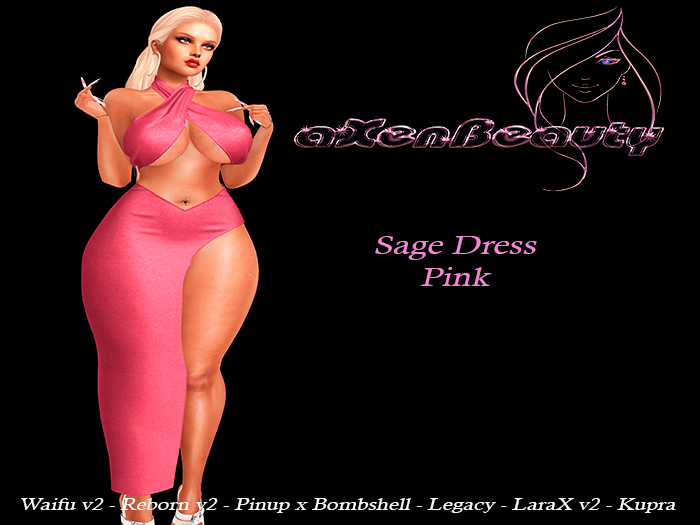 aX: Sage Dress PinK