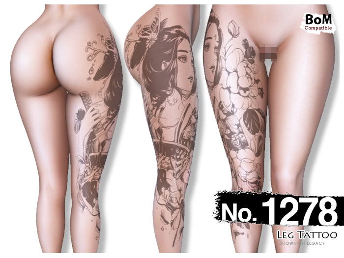 (Leg Tattoo) No.1278