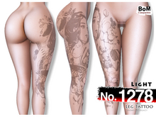 (Leg Tattoo) No.1278 Light