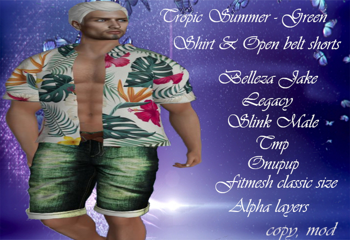 Tropic Summer Outfit Green