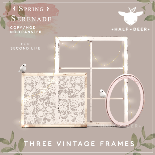 +Half-Deer+ Spring Serenade - Three Vintage Frames