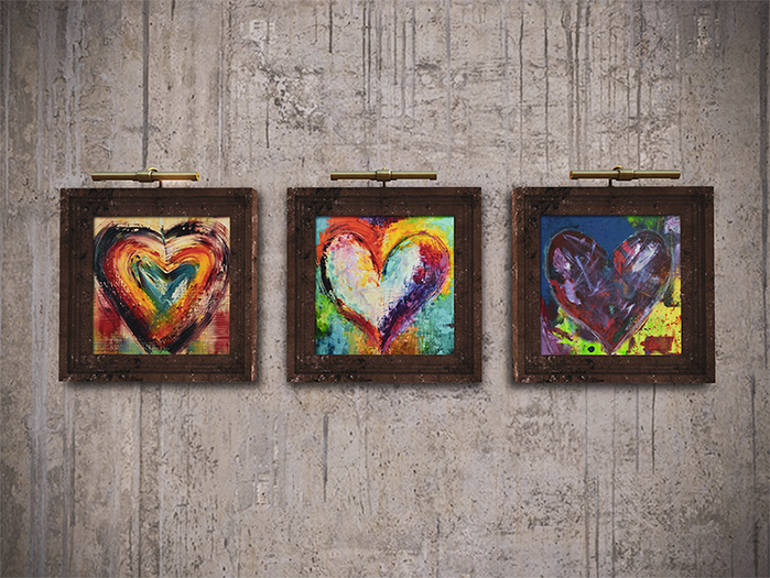  Heart Paintings (Free)