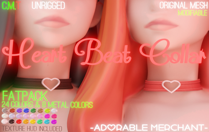 Heart Beat Collar - FATPACK - Adorable Merchant