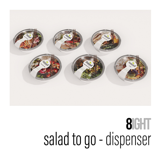8 Salad To Go Fatpack - Dispenser