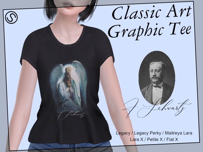 Classic Art Graphic Tee - F Schwartz "Agony in the Garden" - Legacy / Perky / Maitreya / LaraX / PetiteX / FlatX