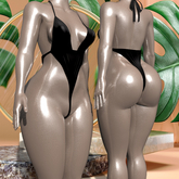 Black Body Swimsuit Maitreya