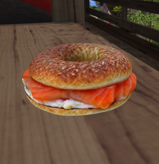 Animated Smoked Salmon Bagel