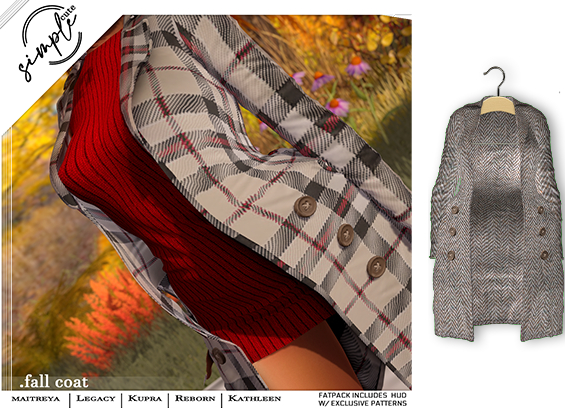 [simpleCUTE]  Fall Coat - BT  //ADD ME//