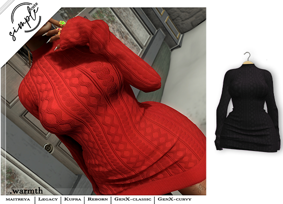 [simpleCUTE] Warmth -Coal  //ADD ME//