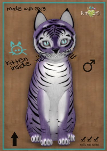 MEGAPUSS: KittyCatS Box - Tiger! - Dusky Plum - MegaPuss