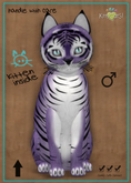 MEGAPUSS: KittyCatS Box - Tiger! - Dusky Plum - MegaPuss