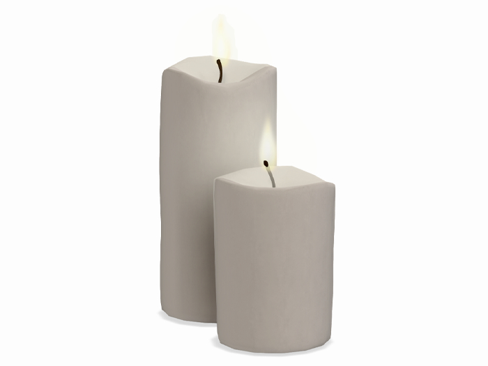 [ zerkalo ] Evelin's Bathroom - 2 Candles