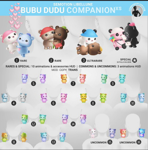 SEmotion Libellune Bubu Dudu XS Companion COMMON 05