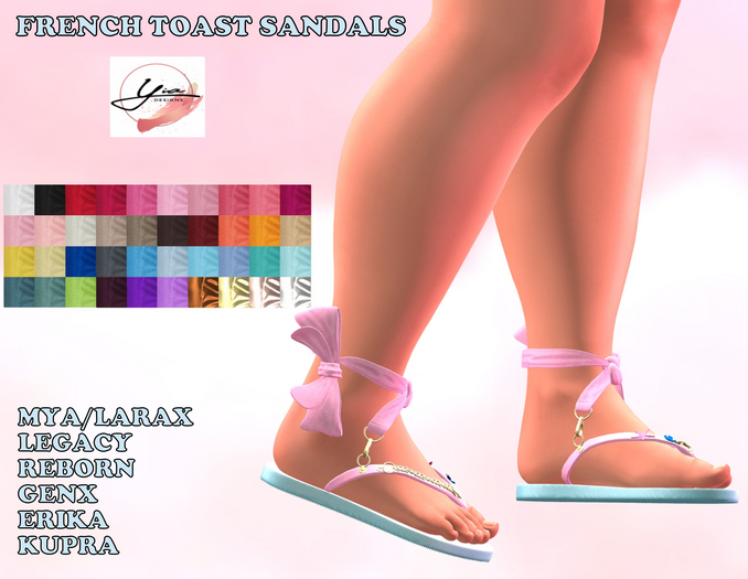 ..YD. French Toast Sandals Fatpack