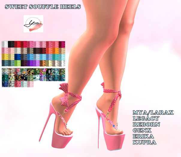 ..YD. Sweet Souffle Heels Fatpack