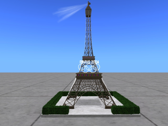 Paris Olympics Eiffel Tower 2024 Decor