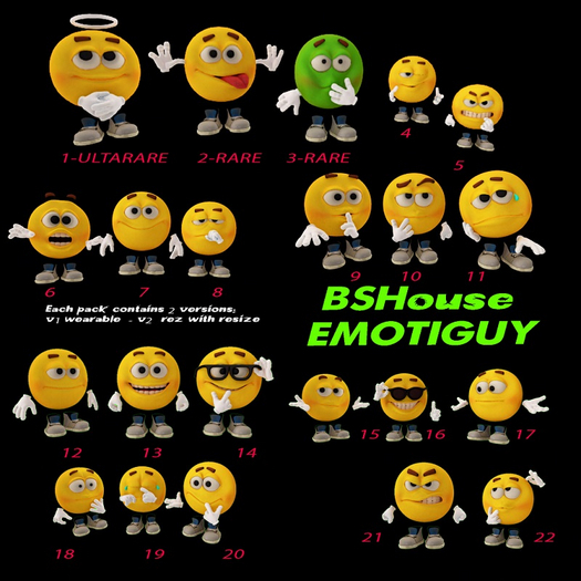 02-BSHouse EMOTIGUY- RARE