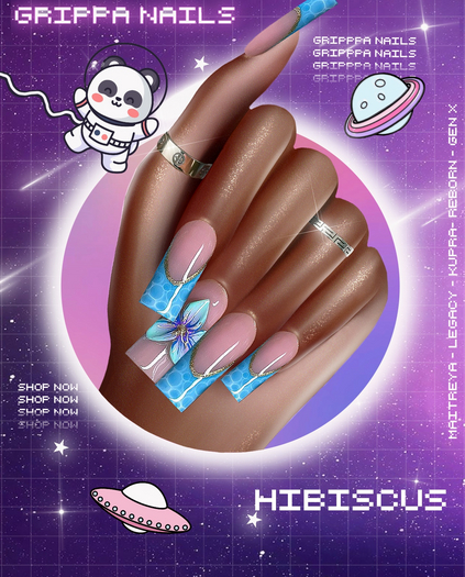 Grippa Midi:: Hibiscus Set