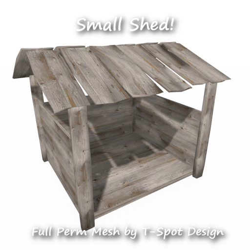 Freebie - Small Shed - Full Perm Mesh - LI=1