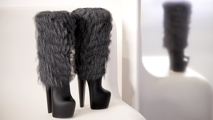 Khalifa Black Boots + Non Rigged Modify Boots