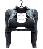 aprelle chelsea jacket denim