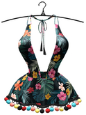 aprelle lucy bikinitop hibiscus