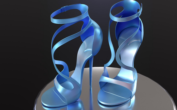 Debra Blue Heels 
