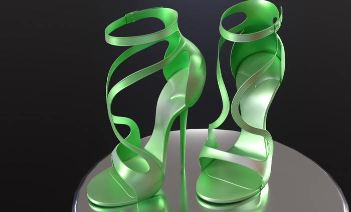Debra Mint Heels 