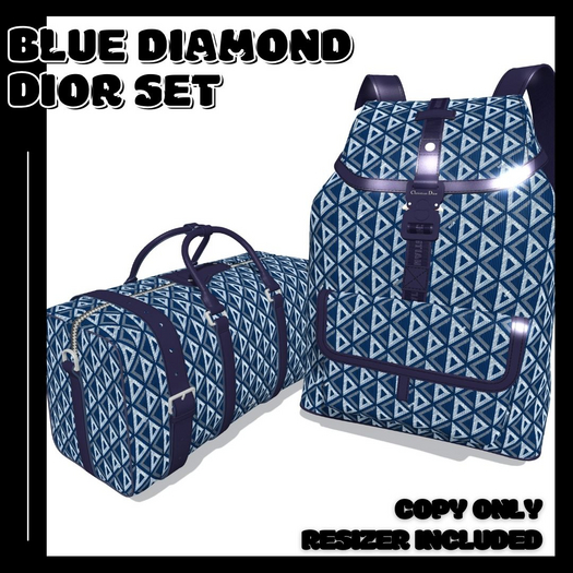 blue diamond dior set