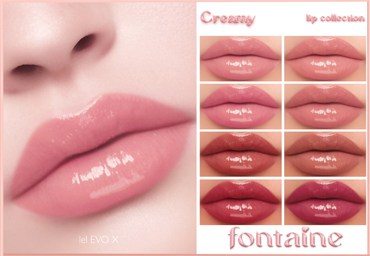Fontaine Cosmetics - Creamy Lip Collection