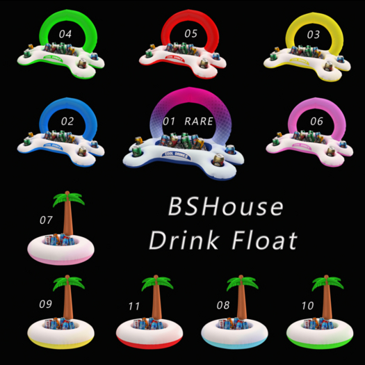 01 BSHouse Drink Float --RARE
