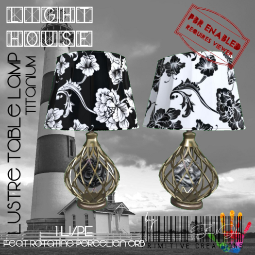 PRIMitive Creations 2024 - Light House Lustre Titanium