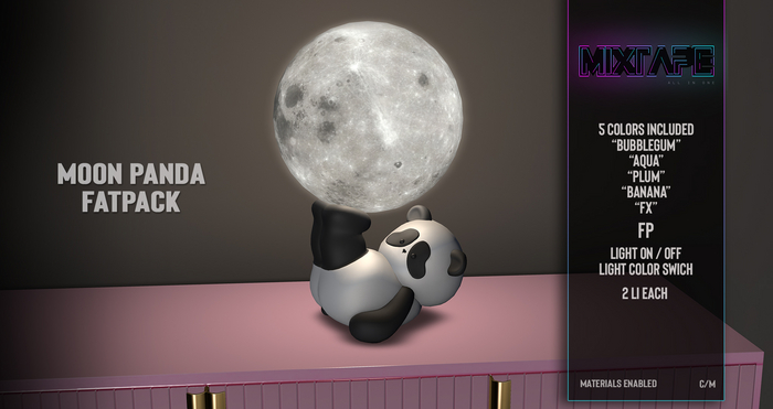 MIXTAPE Decor - moon panda FP