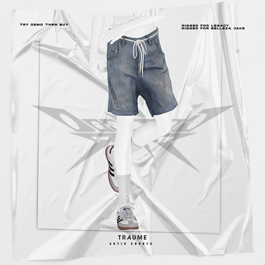 [Traume] Arctic Light Blue Shorts