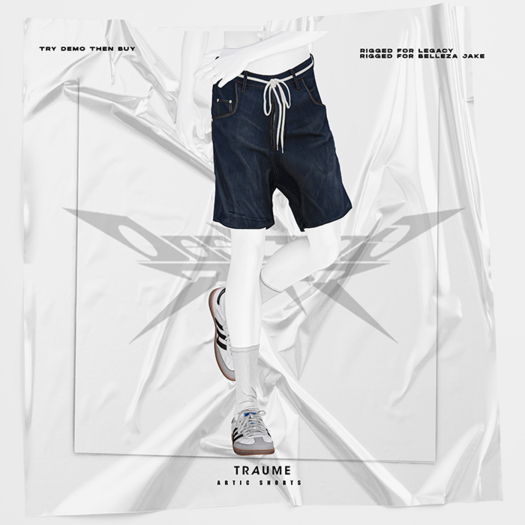 [Traume] Arctic Dark Blue Shorts