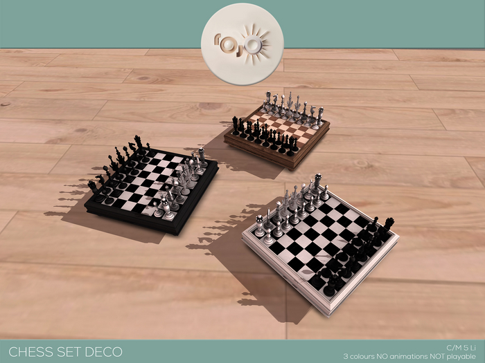 *** rojo *** Chess Set Deco Pack 3 colours