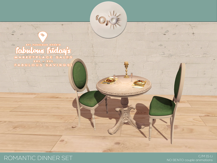 *** rojo *** Romantic Dinner Table 15 Li