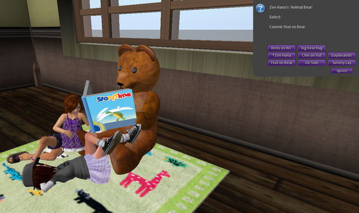 Story Bear w/ Stripes Rug (Toddler stories)