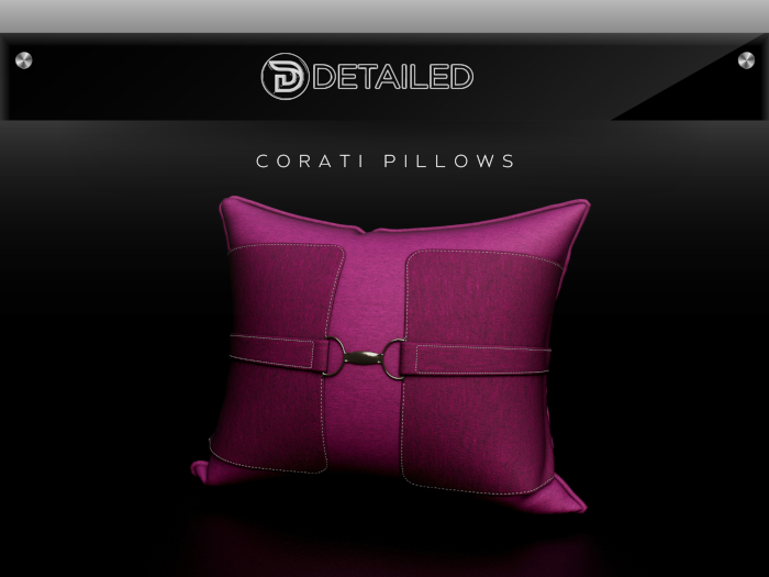 DT- Corati Pillow (v) MAGENTA