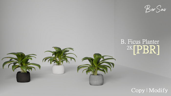 [PBR] Ficus Planter [BERSAV]