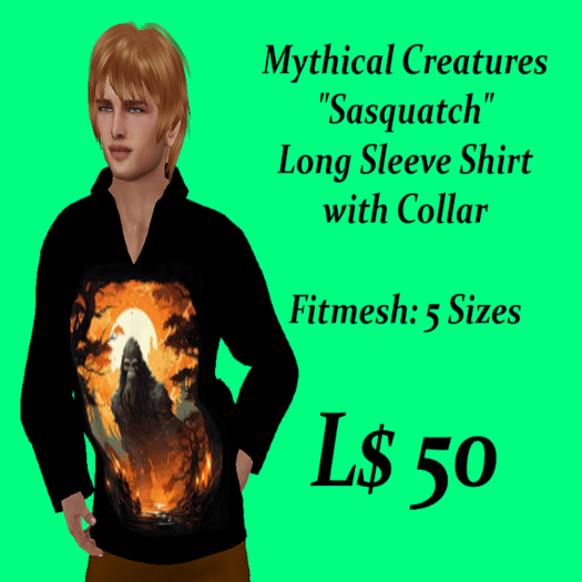 Mythical Creatures-LS Shirt-Sasquatch