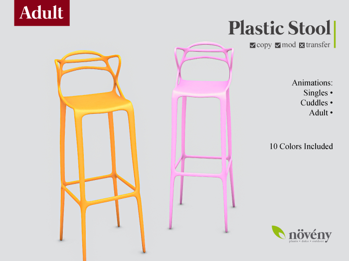 Noveny - Plastic Stool - Adult