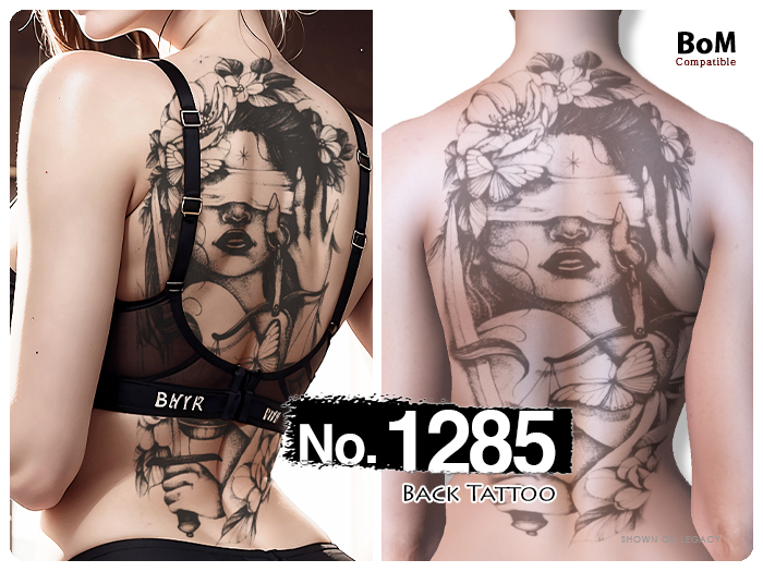 (Back Tattoo) No.1285